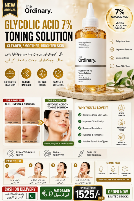 The Ordinary Glycolic Acid 7% Toning Solution – 240ml